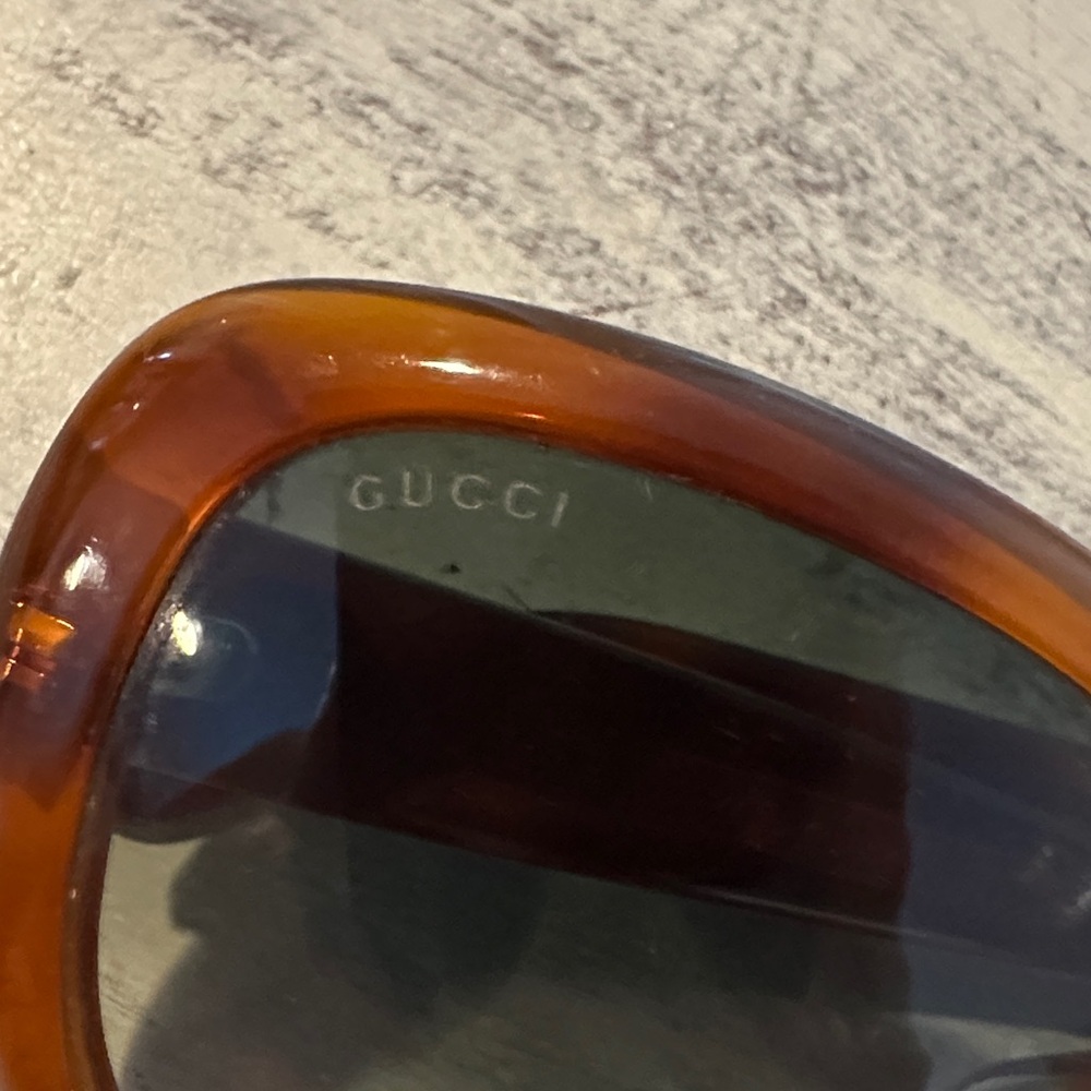 GUCCI Round Sunglasses GG0140SA Avana Green - Picture 3 of 10